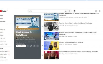 o. Józef Andrasz SJ – oficjalny kanał na YT