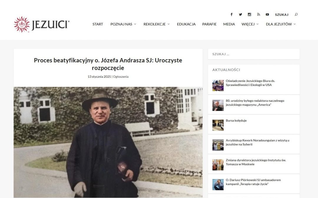 Uroczyste rozpoczęcie – Proces beatyfikacyjny o. Józefa Andrasza SJ