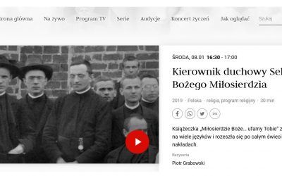 TV Trwam  – o. Józef Andrasz SJ – kierownik duchowy Sekretarki Bożego Miłosierdzia