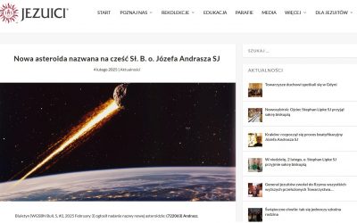 Nowa ASTEROIDA ojca Józefa Andrasza SJ