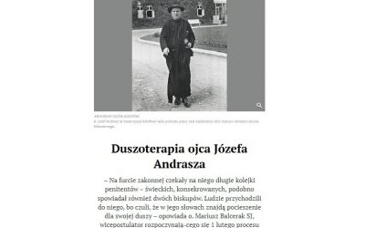 Gość Niedzielny pisze o ojcu Józefie Andraszu SJ