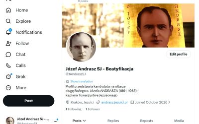 Sł. B. o. Józef Andrasz SJ na  X